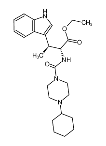 ethyl (2R,3S)-2-{[(4-cyclohexylpiperazin-1-yl)carbonyl]amino}-3-(1H-indol-3-yl)butanoate CAS:697304-39-5 manufacturer & supplier