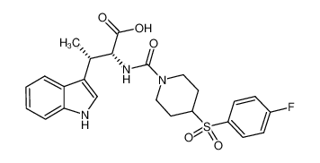 (2R,3S)-2-[({4-[(4-fluorophenyl)sulfonyl]piperidin-1-yl}carbonyl)amino]-3-(1H-indol-3-yl)butanoic acid CAS:697305-11-6 manufacturer & supplier