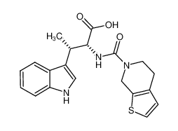 (2R,3S)-2-[(4,7-dihydrothieno[2,3-c]pyridin-6(5H)-ylcarbonyl)amino]-3-(1H-indol-3-yl)butanoic acid CAS:697305-17-2 manufacturer & supplier