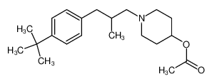 4-acetoxy-1-[3-(4-tert-butyl-phenyl)-2-methyl-propyl]-piperidine CAS:69739-97-5 manufacturer & supplier