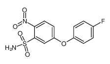 5-(4-Fluoro-phenoxy)-2-nitro-benzenesulfonamide CAS:69741-34-0 manufacturer & supplier