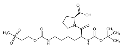 N2-(tert-butoxycarbonyl)-N6-((2-(methylsulfonyl)ethoxy)carbonyl)-L-lysyl-L-proline CAS:69755-07-3 manufacturer & supplier