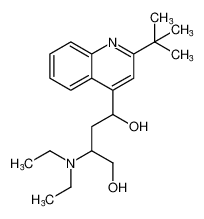 1,4-Butanediol, 3-(diethylamino)-1-[2-(1,1-dimethylethyl)-4-quinolinyl]- CAS:69758-25-4 manufacturer & supplier