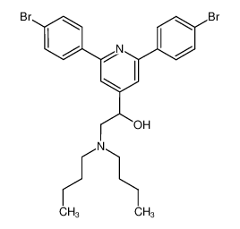 1-[2,6-bis-(4-bromo-phenyl)-pyridin-4-yl]-2-dibutylamino-ethanol CAS:69758-98-1 manufacturer & supplier