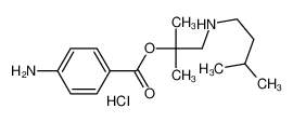 [2-methyl-1-(3-methylbutylamino)propan-2-yl] 4-aminobenzoate,hydrochloride CAS:69766-23-0 manufacturer & supplier