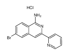 1-amino-6-bromo-3-(2-pyridyl)isoquinoline hydrochloride CAS:69767-81-3 manufacturer & supplier