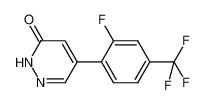 5-[2-fluoro-4-trifluoromethylphenyl]pyridazin-3(2H)-one CAS:697739-34-7 manufacturer & supplier