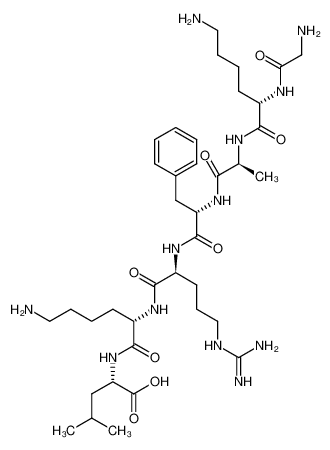 glycyl-L-lysyl-L-alanyl-L-phenylalanyl-L-arginyl-L-lysyl-L-leucine CAS:697743-08-1 manufacturer & supplier