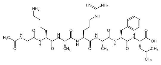 L-Leucine, N-acetylglycyl-L-lysyl-L-alanyl-L-arginyl-L-alanyl-L-phenylalanyl- CAS:697743-30-9 manufacturer & supplier