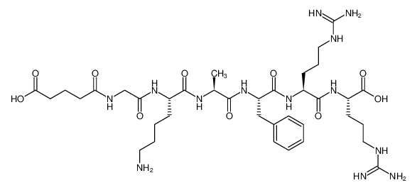 (2S,5S,8S,11S,14S)-14-(4-aminobutyl)-8-benzyl-2,5-bis(3-guanidinopropyl)-11-methyl-4,7,10,13,16,19-hexaoxo-3,6,9,12,15,18-hexaazatricosanedioic acid CAS:697743-69-4 manufacturer & supplier