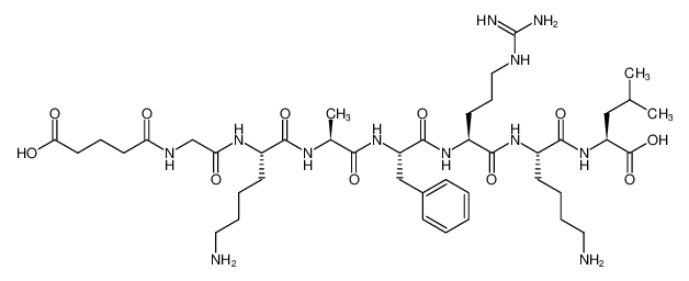 L-Leucine,N-(4-carboxy-1-oxobutyl)glycyl-L-lysyl-L-alanyl-L-phenylalanyl-L-arginyl-L-lysyl- CAS:697743-74-1 manufacturer & supplier