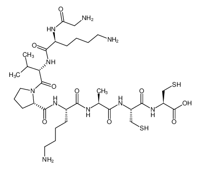 L-Cysteine, glycyl-L-lysyl-L-valyl-L-prolyl-L-lysyl-L-alanyl-L-cysteinyl- CAS:697748-97-3 manufacturer & supplier