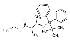 (2R,3R)-3-(tert-Butyl-diphenyl-silanyloxy)-2-methyl-butyric acid ethyl ester CAS:697751-89-6 manufacturer & supplier