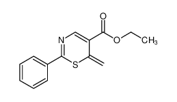 6H-1,3-Thiazine-5-carboxylic acid, 6-methylene-2-phenyl-, ethyl ester CAS:697754-41-9 manufacturer & supplier