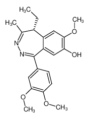 (5R)-1-(3,4-dimethoxyphenyl)-5-ethyl-7-methoxy-8-hydroxy-4-methyl-5H-2,3-benzodiazepine CAS:697754-53-3 manufacturer & supplier