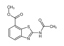 7-Benzothiazolecarboxylic acid, 2-(acetylamino)-, methyl ester CAS:697754-59-9 manufacturer & supplier