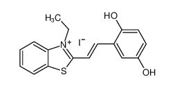 Benzothiazolium, 2-[2-(2,5-dihydroxyphenyl)ethenyl]-3-ethyl-, iodide CAS:697759-41-4 manufacturer & supplier