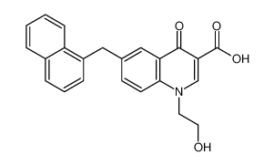 1-(2-hydroxyethyl)-6-(naphthalen-1-ylmethyl)-4-oxo-1,4-dihydroquinoline-3-carboxylic acid CAS:697759-75-4 manufacturer & supplier