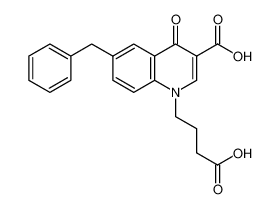 1(4H)-Quinolinebutanoic acid, 3-carboxy-4-oxo-6-(phenylmethyl)- CAS:697760-27-3 manufacturer & supplier