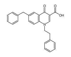 6-benzyl-4-oxo-1-phenethyl-1,4-dihydroquinoline-3-carboxylic acid CAS:697760-32-0 manufacturer & supplier