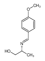 (R)-2-((4-methoxybenzylidene)amino)propan-1-ol CAS:697763-78-3 manufacturer & supplier