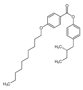 Methylbutylphenyl decyloxybenzoate,(2S)- CAS:69777-63-5 manufacturer & supplier