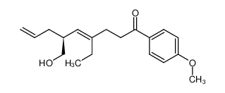 (E)-(S)-4-Ethyl-6-hydroxymethyl-1-(4-methoxy-phenyl)-nona-4,8-dien-1-one CAS:69778-58-1 manufacturer & supplier