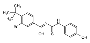 3-bromo-4-tert-butyl-N-[(4-hydroxyphenyl)carbamothioyl]benzamide CAS:6978-49-0 manufacturer & supplier