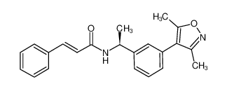 (S)-N-{1-[3-(3,5-dimethylisoxazol-4-yl)-phenyl]-ethyl}-3-phenyl-acrylamide CAS:697803-59-1 manufacturer & supplier