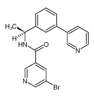 (S)-5-bromo-N-(1-(3-(pyridin-3-yl)phenyl)ethyl)nicotinamide CAS:697803-65-9 manufacturer & supplier