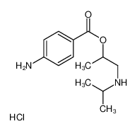 2-(4-aminobenzoyl)oxypropyl-propan-2-ylazanium,chloride CAS:69781-17-5 manufacturer & supplier