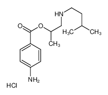 2-(4-aminobenzoyl)oxypropyl-(3-methylbutyl)azanium,chloride CAS:69781-23-3 manufacturer & supplier