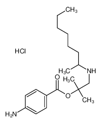 [2-methyl-1-(octan-2-ylamino)propan-2-yl] 4-aminobenzoate,hydrochloride CAS:69781-51-7 manufacturer & supplier