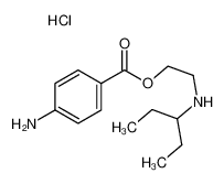 2-(pentan-3-ylamino)ethyl 4-aminobenzoate,hydrochloride CAS:69782-58-7 manufacturer & supplier