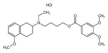 3,4-Dimethoxy-benzoic acid 4-[ethyl-(5-methoxy-1,2,3,4-tetrahydro-naphthalen-2-yl)-amino]-butyl ester; hydrochloride CAS:69788-50-7 manufacturer & supplier