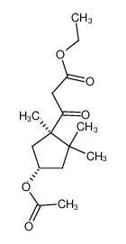 3-((1R,4S)-4-Acetoxy-1,2,2-trimethyl-cyclopentyl)-3-oxo-propionic acid ethyl ester CAS:69797-28-0 manufacturer & supplier