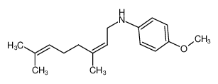 N-(3,7-dimethylocta-2,6-dien-1-yl)-4-methoxyaniline CAS:69797-66-6 manufacturer & supplier