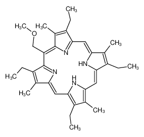 2,7,12,17-tetraethyl-15-(methoxymethyl)-3,8,13,18-tetramethyl-21,22-dihydroporphyrin CAS:69804-54-2 manufacturer & supplier