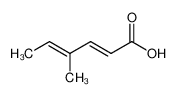 (2E,4E)-4-methylhexa-2,4-dienoic acid CAS:69804-82-6 manufacturer & supplier