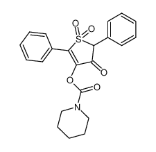 4-(Piperidinocarbonyloxy)-3-oxo-2,5-diphenyl-2,3-dihydrothiophen-1,1-dioxid CAS:69805-71-6 manufacturer & supplier