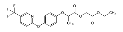 2-ethoxy-2-oxoethyl 2-(4-((5-(trifluoromethyl)pyridin-2-yl)oxy)phenoxy)propanoate CAS:69806-90-2 manufacturer & supplier