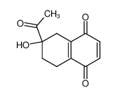 6-acetyl-6-hydroxy-5,6,7,8-tetrahydronaphthalene-1,4-dione CAS:69813-85-0 manufacturer & supplier