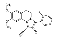 3-(2-chloro-phenyl)-8,9-dimethoxy-2-oxy-5,6-dihydro-imidazo[5,1-a]isoquinoline-1-carbonitrile CAS:69820-95-7 manufacturer & supplier