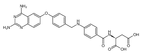 (4-((4-((2,4-diaminoquinazolin-6-yl)oxy)benzyl)amino)benzoyl)-L-aspartic acid CAS:69827-79-8 manufacturer & supplier