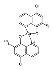 5-chloro-7-[123I]iodo-8-hydroxyquinoline Cu(II) bis-chelate complex CAS:698349-43-8 manufacturer & supplier