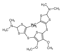 5,5'-((3,4-dimethoxythiophene-2,5-diyl)bis(sulfanediyl))bis(N,N,4-trimethyl-1,3-dithiol-2-amine) CAS:698358-35-9 manufacturer & supplier