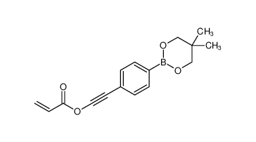 (4-(5,5-dimethyl-1,3,2-dioxaborinan-2-yl)phenyl)ethynyl acrylate CAS:698360-02-0 manufacturer & supplier