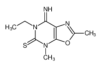 6-ethyl-7-imino-2,4-dimethyl-6,7-dihydrooxazolo[5,4-d]pyrimidine-5(4H)-thione CAS:698365-69-4 manufacturer & supplier