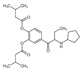 3-Methyl-butyric acid 5-(2-cyclopentylamino-butyryl)-2-(3-methyl-butyryloxy)-phenyl ester CAS:69837-46-3 manufacturer & supplier