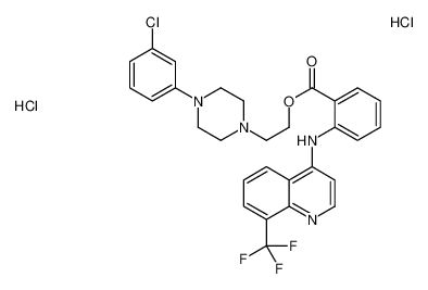 2-[4-(3-chlorophenyl)piperazin-1-yl]ethyl 2-[[8-(trifluoromethyl)quinolin-4-yl]amino]benzoate,dihydrochloride CAS:69838-71-7 manufacturer & supplier